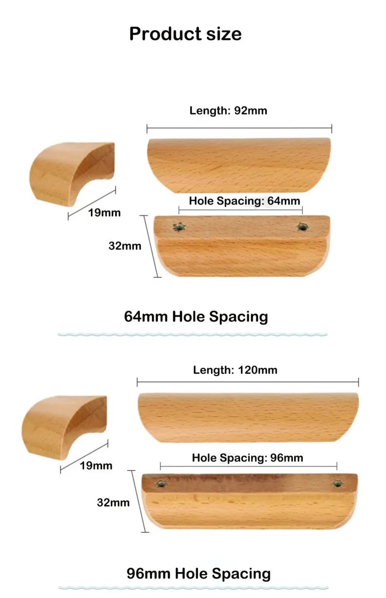 Wooden Cabinet Handles